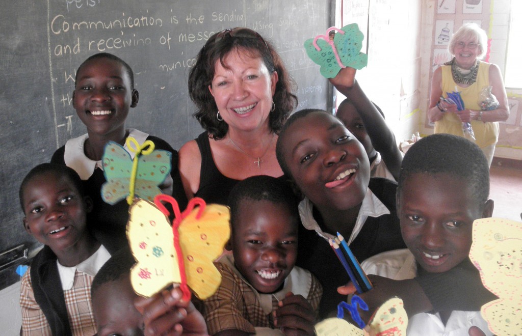 Linda in Uganda - Waterscene