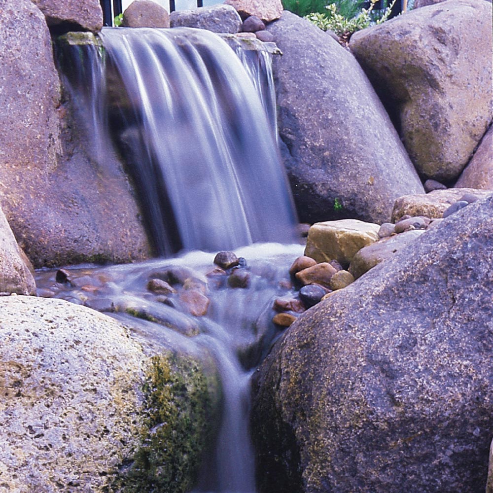rock garden waterfall